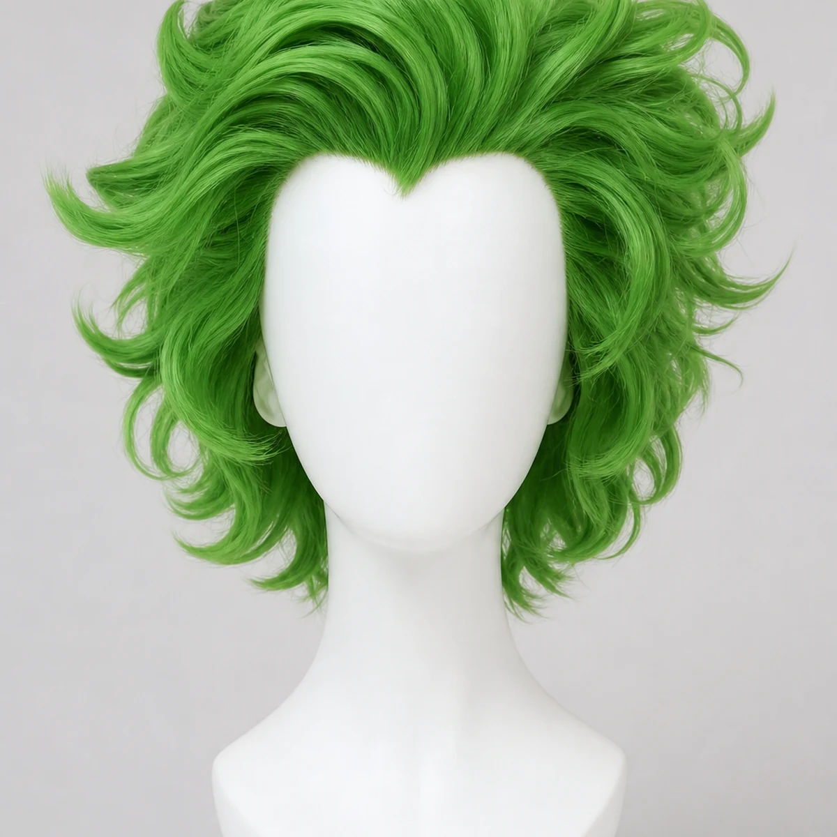 Green Comic Book Character Joke Clown Halloween Cosplay Costume Green Wig